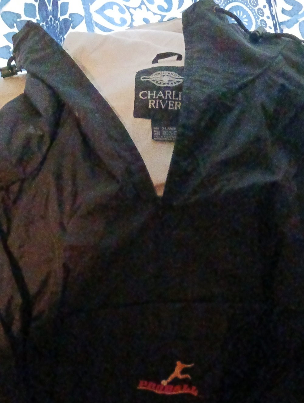 Charles River Apparel Black Hooded Men’s Jacket
